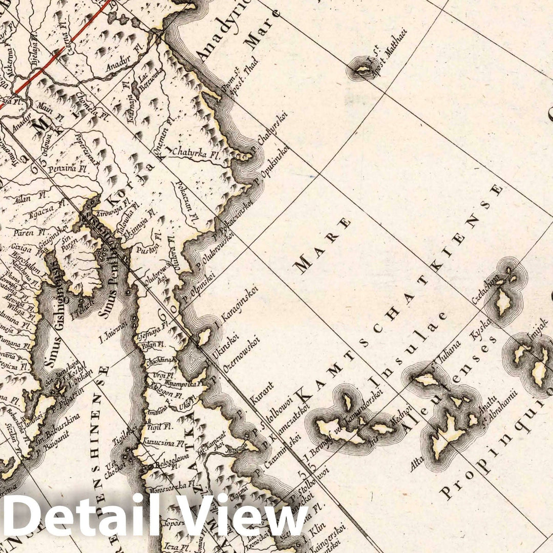 Historic Map : Russia, 53-IIE. Tabula Geographica Generalis Imperii Ru ...