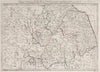 Historic Map : Umbria (Italy) 21. Partie de Milieu de l'Etat de l'Eglise contenant la Legation d'Urbin, la Marche, l'Ombrie, 1784 Atlas , Vintage Wall Art