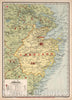 Historic Map : 13. Chekiang, 1917 Atlas - Vintage Wall Art