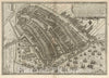 Historic Map : Amsterdam (Netherlands), Vol I (20) Amstelredamum. (Amsterdam), 1575 Atlas , Vintage Wall Art