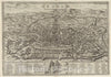 Historic Map : Rome (Italy), Civitates Orbis Terrarum. Vol I (45) Roma, 1575 Atlas , Vintage Wall Art