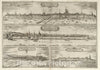 Historic Map : Neuss , Germany, Vol II (33) Novesium (Neuss). Verona (Bonn). Brula (Bruhl). Sontina, Zunsz (Zons), 1620 Atlas , Vintage Wall Art