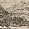 Historic Map : Innsbruck (Austria), Vol II (42) Inspruck (Innsbruck), 1575 Atlas , Vintage Wall Art