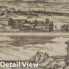 Historic Map : Pozzuoli Bay (Italy) 1575 Vol II (51) Puteoli (Pozzuoli Bay) , Vintage Wall Art