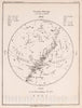 Historic Map : 50. Stars: December Midnight, 1892 Celestial Atlas - Vintage Wall Art
