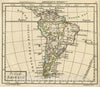 Historic Map : A New General and Universal Atlas Containing Forty Five Maps by Andrew Dury. Engraved by Mr. Kitchin & Others. South America, 1763 Atlas - Vintage Wall Art