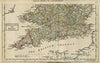 Historic Map : 1763 England and Wales (Southern Part). - Vintage Wall Art