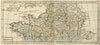 Historic Map : 1763 France (Northern Part). - Vintage Wall Art