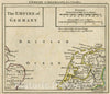 Historic Map : The Empire of Germany (Northwest Corner), 1763 Atlas - Vintage Wall Art