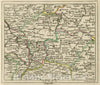 Historic Map : (The Empire of Germany (South Central).), 1763 Atlas - Vintage Wall Art