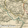 Historic Map : Persia and Arabia, 1830 Atlas - Vintage Wall Art