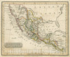 Historic Map : Mexico & Guatemala, 1830 Atlas - Vintage Wall Art