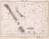 Historic Map : 62. Star Map. from an Atlas of Astronomy, 1892 Celestial Atlas - Vintage Wall Art