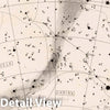 Historic Map : 66. Star Map. from an Atlas of Astronomy, 1892 Celestial Atlas - Vintage Wall Art