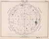 Historic Map : 70. Star Map. from an Atlas of Astronomy, 1892 Celestial Atlas - Vintage Wall Art