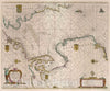 Historic Map : North Sea Pascaart Van de Noort Zee, 1666 Chart , Vintage Wall Art