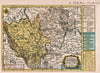 Historic Map : Poland, Vol 1:50- Das Furstenthum Munsterberg in Nieder Schlesien, 1740 Atlas , Vintage Wall Art