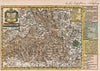 Historic Map : Germany, Vol 1:60- Das Fursten und Ertzbisthum Saltzburg, 1740 Atlas , Vintage Wall Art