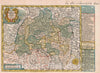 Historic Map : Germany, Vol 1:62- Der Schwsrbische Creis, 1740 Atlas , Vintage Wall Art