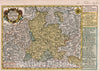 Historic Map : Germany, Vol 1:65- Landgrafschafft Nieder-Hessen, und die Grafschafft Waldeck, 1740 Atlas , Vintage Wall Art