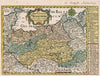 Historic Map : Germany, Vol 1:72- Das Hertzogthum Mecklenburg, 1740 Atlas , Vintage Wall Art