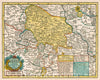 Historic Map : Germany, Vol 2:83- Das Amt Oschatz in Meisnischen Creisse, 1740 Atlas , Vintage Wall Art