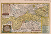 Historic Map : Germany, Vol 2:113- Die Chursaechsischen Aemter in Thuringen gelegen, Sachsenburg, 1740 Atlas , Vintage Wall Art