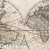 Historic Map : Mappa mondo o vero carta generale del globo terestre, 1684 Vintage Wall Art