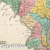 Historic Map : Maryland. Young & Delleker Sc. Published by A. Finley, Philada, 1827 Atlas - Vintage Wall Art