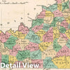 Historic Map : Kentucky. Young & Delleker Sc. Published by A. Finley, Philada, 1827 Atlas - Vintage Wall Art