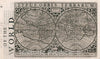 Historic Map : 1637 World - Typus orbis terrarum : domini est terra & plenitudo, ejus, orbis terrarum, universi qui habitant in eo : Psalmo 24. - Vintage Wall Art