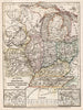 Historic Map : United States, U.S. Mid West, Die staaten von Missouri, Illinois, Indiana, Ohio,Kentucky & Tennessee , Vintage Wall Art