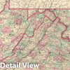 Historic Map : Virginia, Delaware, Maryland, and West Virginia, 1874 Atlas - Vintage Wall Art