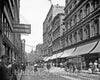 Boston Historic Black & White Photo, Washington Street, c1906 -