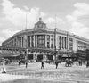 Boston Historic Black & White Photo, South Station, c1905 -