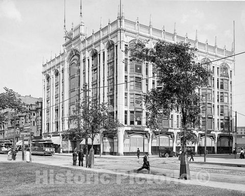 Historic Black & White Photo - Boston, Massachusetts - The Berkeley Building, c1908 -