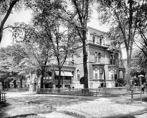 Historic Black & White Photo - Buffalo, New York - The Buffalo Club, c1903 -