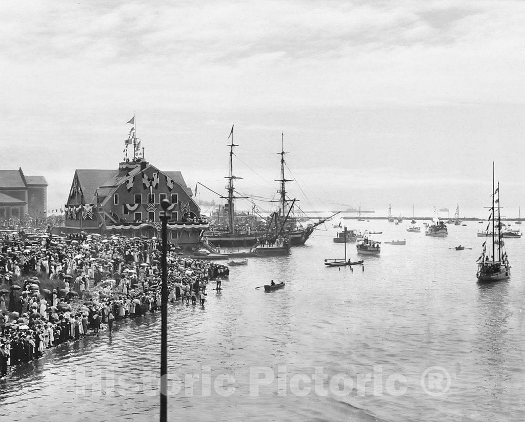 Historic Black & White Photo - Buffalo, New York - Crystal Beach, c1917 -