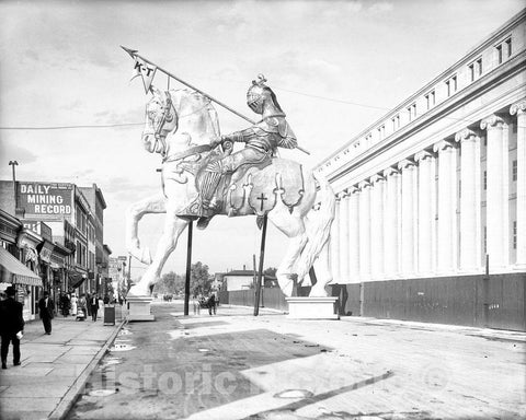 Historic Black & White Photo - Denver, Colorado - Knights Templar Triennial Conclave, c1913 -
