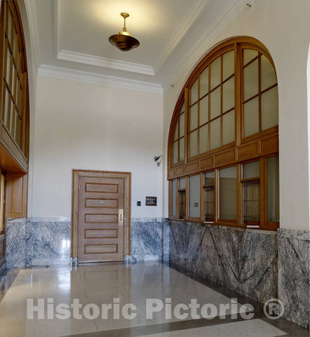 Photo - Interior Lobby, William O. Douglas Federal Building and U.S. Courthouse, Yakima, Washington- Fine Art Photo Reporduction
