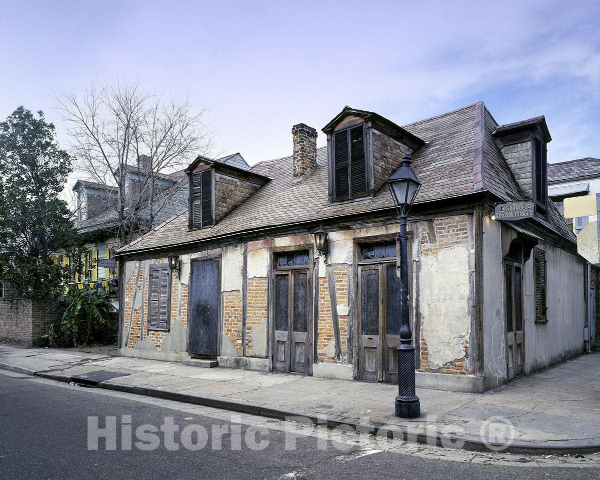 New Orleans, LA - 16x24 Photo - Lafitte's Blacksmith Shop, New Orleans, Louisiana