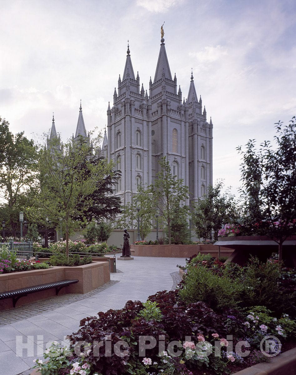 Salt Lake City, UT Photo - The Salt Lake Temple, Also Known as The Mormon Temple-