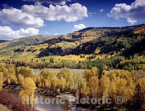 Colorado Photo - Colorado's Delores River Valley in Autumn