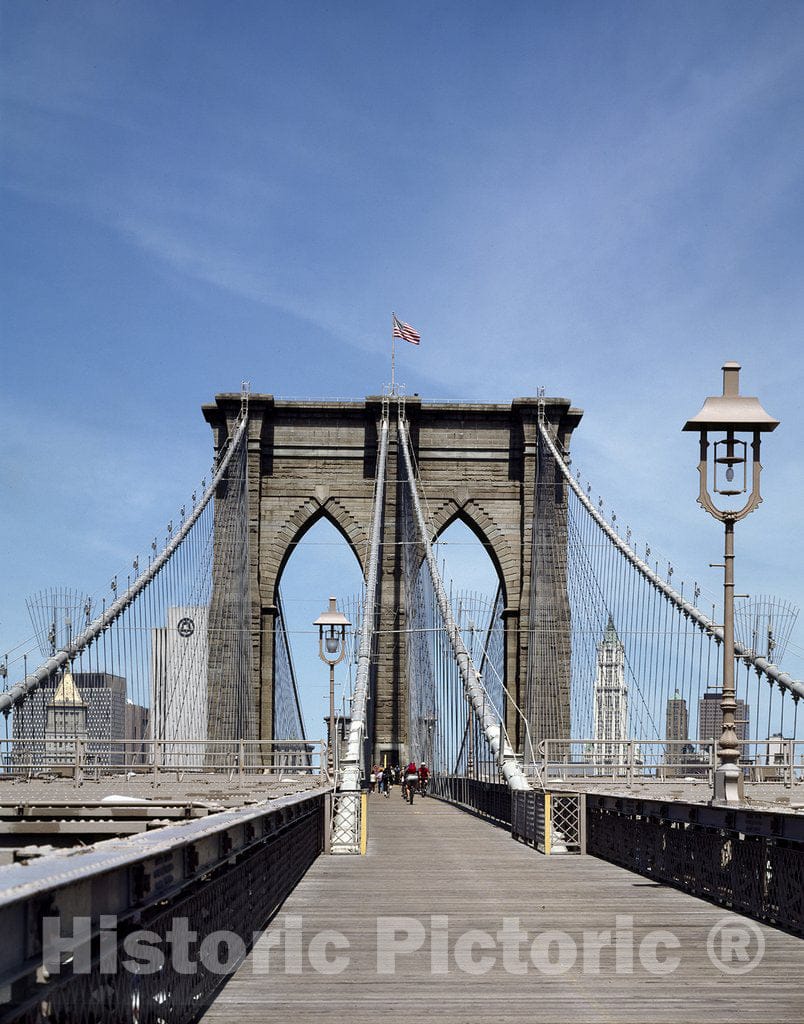 New York, NY Photo - Brooklyn Bridge, New York, New York