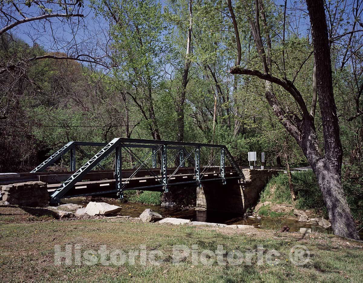 Rowlandsville, MD Photo McCauley Road Bridge, Built About 1900