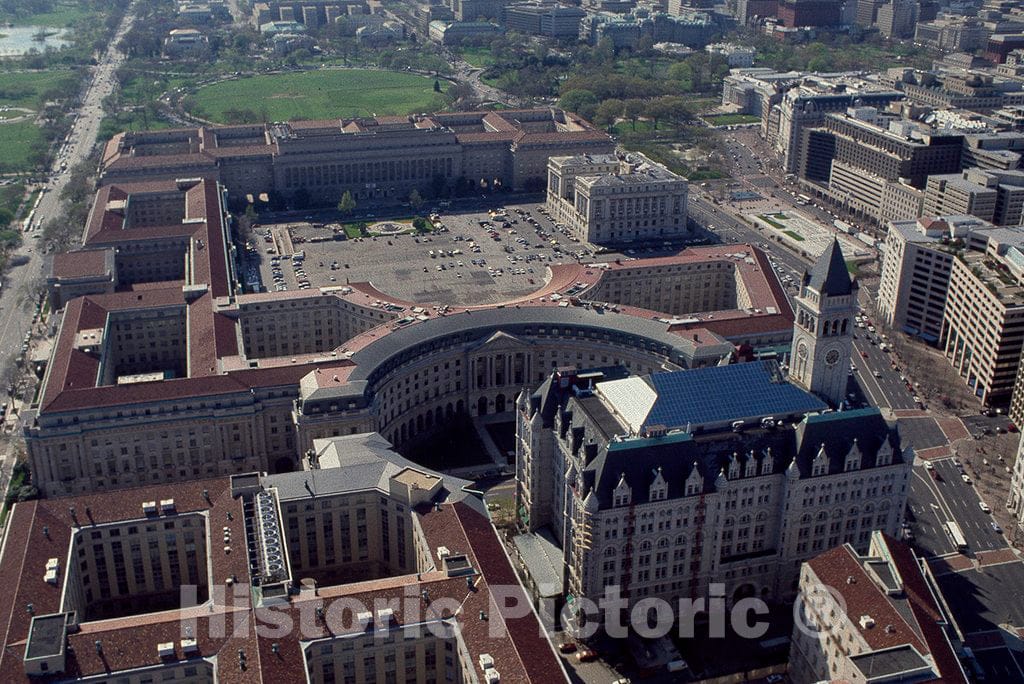 Photo - Aerial of Washington, D.C.- Fine Art Photo Reporduction