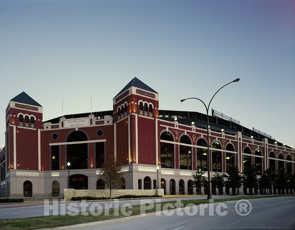 Arlington, TX Photo - The Ballpark, Home of The TX Rangers Major-League Baseball Team, Arlington, TX