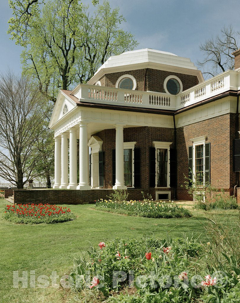 Charlottesville, VA Photo - Monticello, Thomas Jefferson's Home, Charlottesville, Virginia