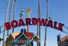 Santa Cruz, CA Photo - Boardwalk Sign in Santa Cruz, The County seat and Largest City of Santa Cruz County, California