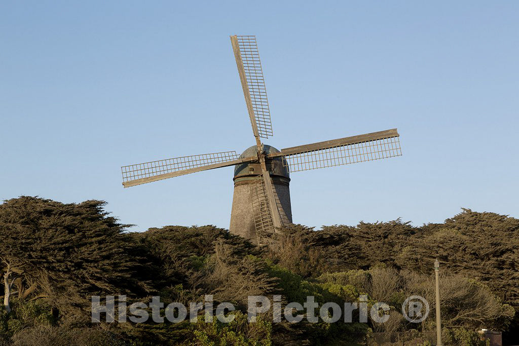 San Francisco, CA Photo - Dutch-Style Windmills, Golden Gate Park, San Francisco, California